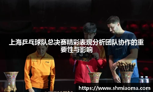 上海乒乓球队总决赛精彩表现分析团队协作的重要性与影响